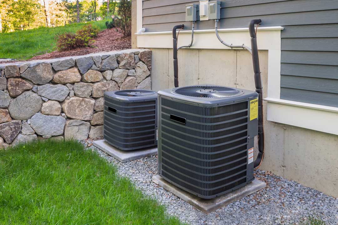 Air Conditioner Units Outside Home