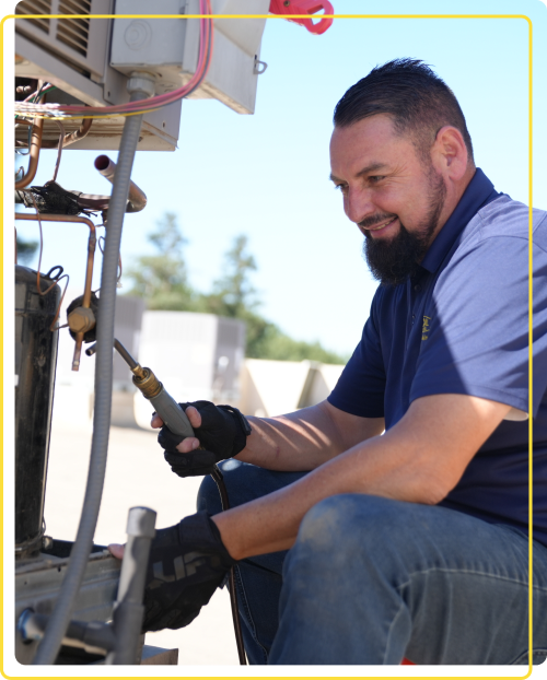 Cencal employee enjoying work